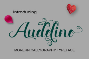 Audeline: A Calligraphy Font with a Modern Soul