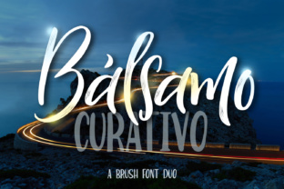 Bálsamo Curativo Duo: Authentic Typography Made Simple
