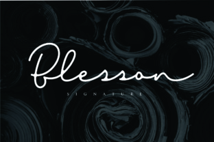 Blesson: A Signature Typeface for Modern Design