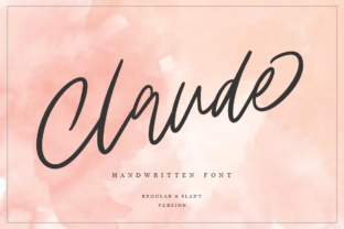Claude Family: A Handwritten Font for Elegant and Feminine Designs