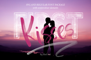 First Kisses: The Watercolor Font Built for Authentic Design