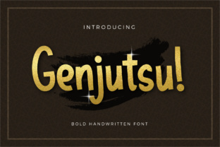 Genjutsu: A Fresh Handwritten Sans Serif for Creative Projects