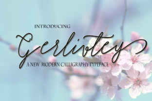 Gerlivtey: Modern Elegance Through Dancing Letters