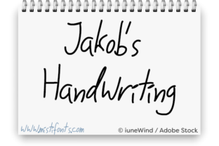 Jakob's Handwriting: A Versatile Font for Authentic Design