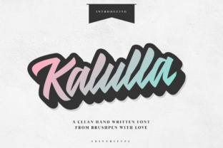 Kalulla: The Brush-Pen Typeface for Elegant Design