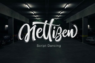 Nettizen: The Modern Brush Font for a Personal Touch