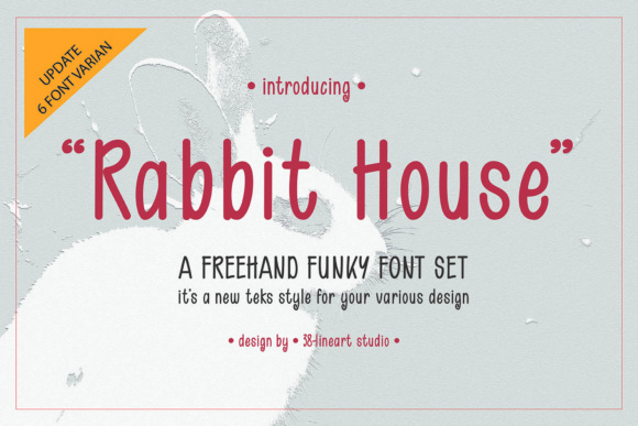 Rabbit House: The Cute and Funky Typeface for Your Creative Projects