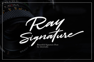Ray Signature: A Modern Handwritten Font for Creative Projects