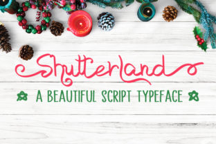 Shutterland: A Playful Hand-Illustrated Typeface