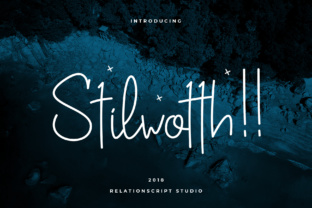 Stilwotth: The Hand-Drawn Font That Brings Authenticity to Any Project