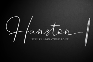 The Art of Elegance: Introducing the Hanston Calligraphy Typeface