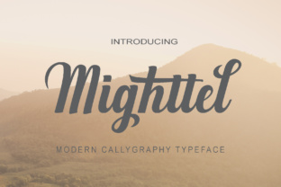 The Mighttel Typeface: A Handwritten Touch for Modern Design