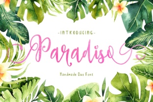 The Paradiso Duo: Your Go-To Font Pair for Warm, Sunny Designs