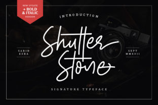 The Personal Signature: Unlocking Brand Identity with Shutter Stone Typeface