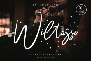 Wiltasso: An Elegant Signature Typeface for Modern Design